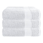 OLIVIA ROCCO Rhodes Towel White 100% Cotton Hotel Quality Soft Super Absorbent Hand Bath