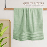 OLIVIA ROCCO Ritz Viscose Stripe Towels Super Soft Cotton Highly Absorbent Jumbo Bath