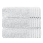 OLIVIA ROCCO Monaco 3 Pack Extra Large Bath Sheets 500GSM 100% Cotton Highly Absorbent