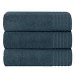 OLIVIA ROCCO Monaco 3 Pack Extra Large Bath Sheets 500GSM 100% Cotton Highly Absorbent