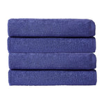 OLIVIA ROCCO Pack Of 4 Large Quick-Drying Indus Valley Cotton Bath Sheets 80x140cm