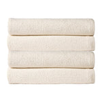 OLIVIA ROCCO Pack Of 4 Large Quick-Drying Indus Valley Cotton Bath Sheets 80x140cm