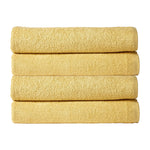 OLIVIA ROCCO Pack Of 4 Large Quick-Drying Indus Valley Cotton Bath Sheets 80x140cm