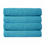 OLIVIA ROCCO Pack Of 4 Large Quick-Drying Indus Valley Cotton Bath Sheets 80x140cm