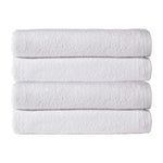 OLIVIA ROCCO Pack Of 4 Large Quick-Drying Indus Valley Cotton Bath Sheets 80x140cm