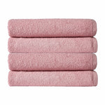 OLIVIA ROCCO Pack Of 4 Large Quick-Drying Indus Valley Cotton Bath Sheets 80x140cm