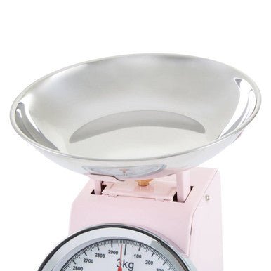 Olivier 3kg Pastel Pink Retro Kitchen Scale - Bargainia.com - 5018705499192