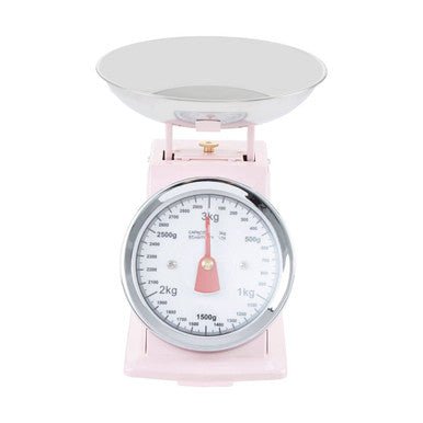 Olivier 3kg Pastel Pink Retro Kitchen Scale - Bargainia.com - 5018705499192