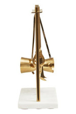 Omari Marble And Gold Finish Bar Tool Stand - Bargainia.com - 5018705980805