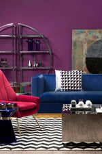 Opal 3 Seat Deep Blue Sofa - Bargainia.com - 