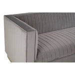 Opal 3 Seat Grey Sofa - Bargainia.com - 