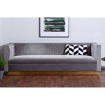 Opal 3 Seat Grey Sofa - Bargainia.com - 