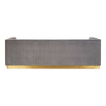 Opal 3 Seat Grey Sofa - Bargainia.com - 