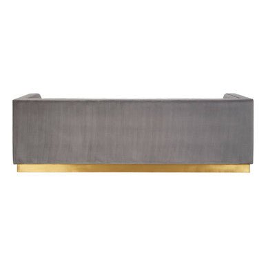 Opal 3 Seat Grey Sofa - Bargainia.com - 