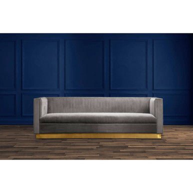 Opal 3 Seat Grey Sofa - Bargainia.com - 