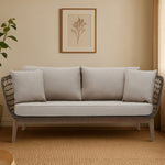 Opus Three Seat Grey Sofa - Bargainia.com - 