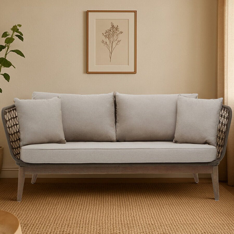 Opus Three Seat Grey Sofa - Bargainia.com - 