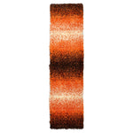 Orange Ombre Blend Thick Shaggy Rug - California - Bargainia.com - 