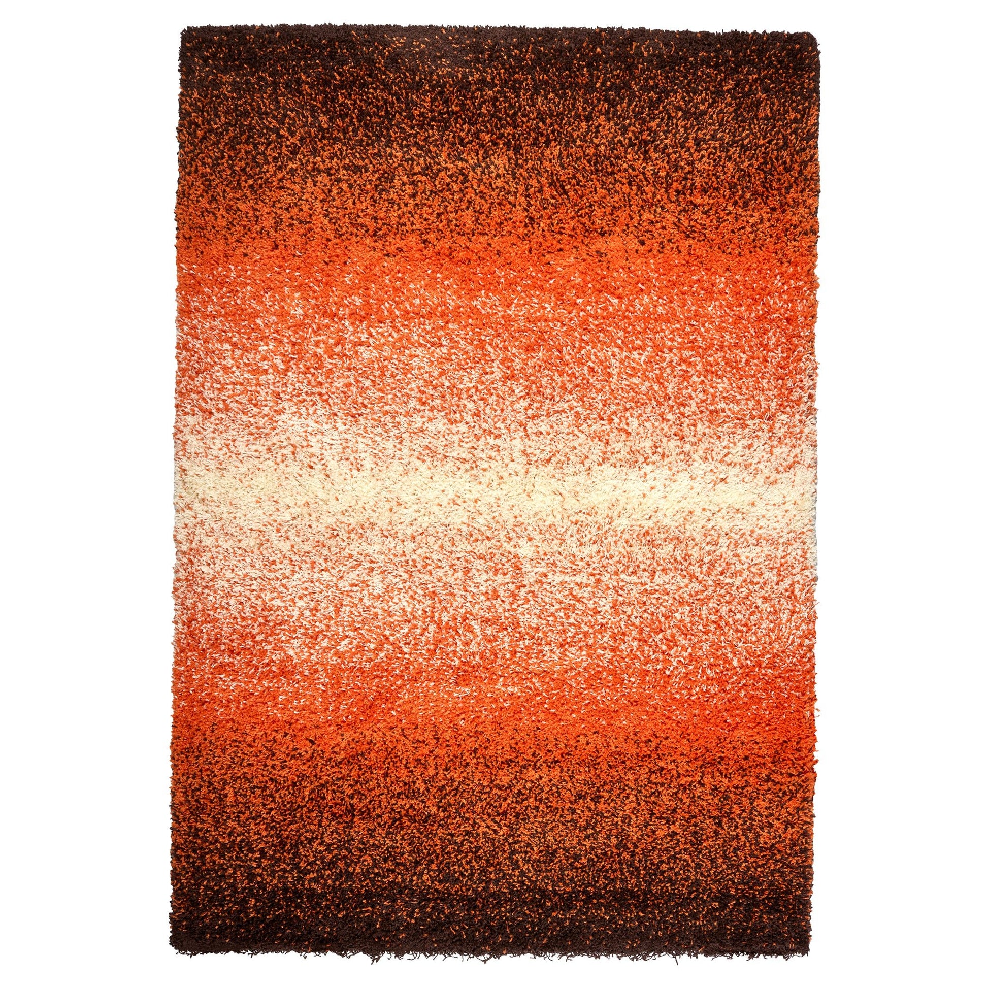 Orange Ombre Blend Thick Shaggy Rug - California Rugs Rug Masters