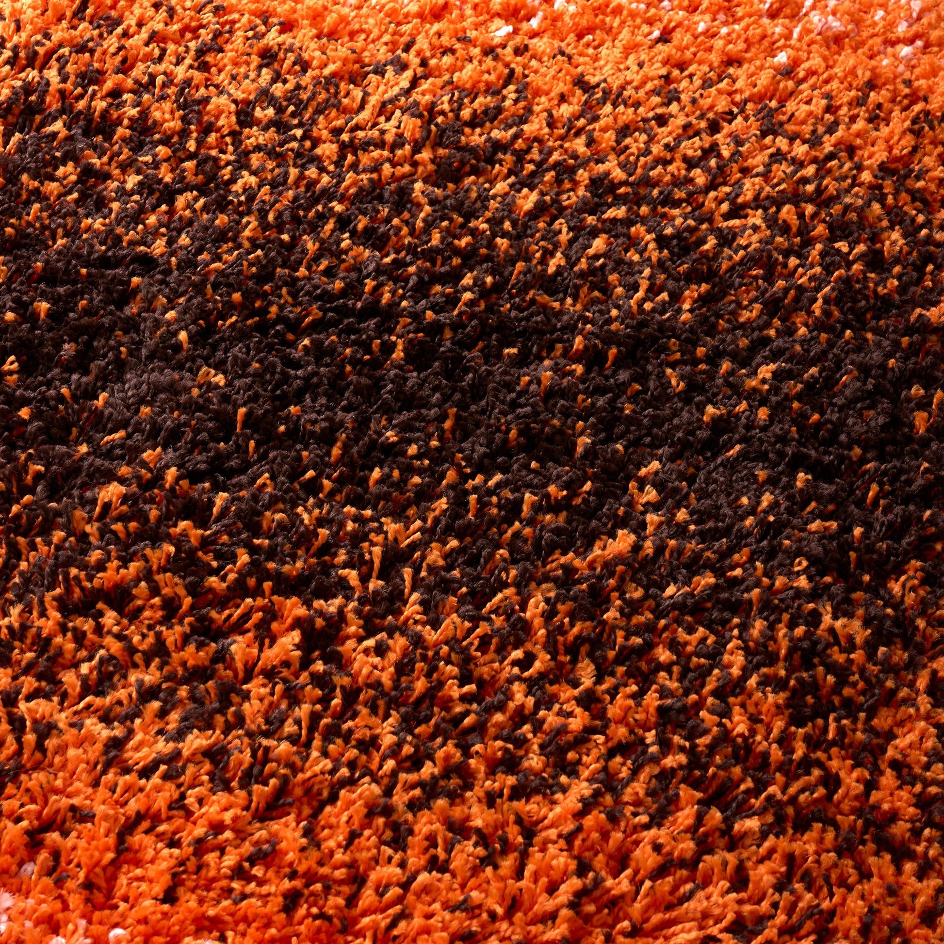 Orange Ombre Blend Thick Shaggy Rug - California Rugs Rug Masters