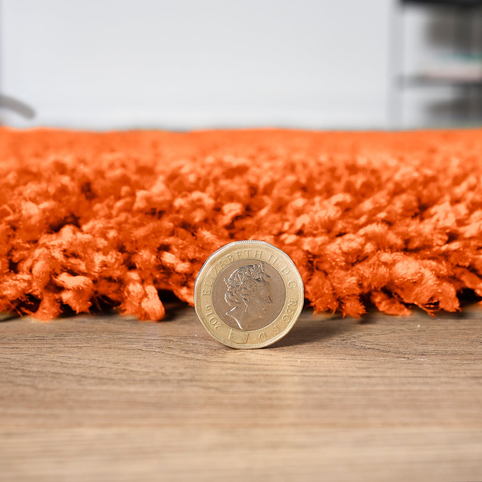Orange Thick Shaggy Rug - California Rugs Rug Masters