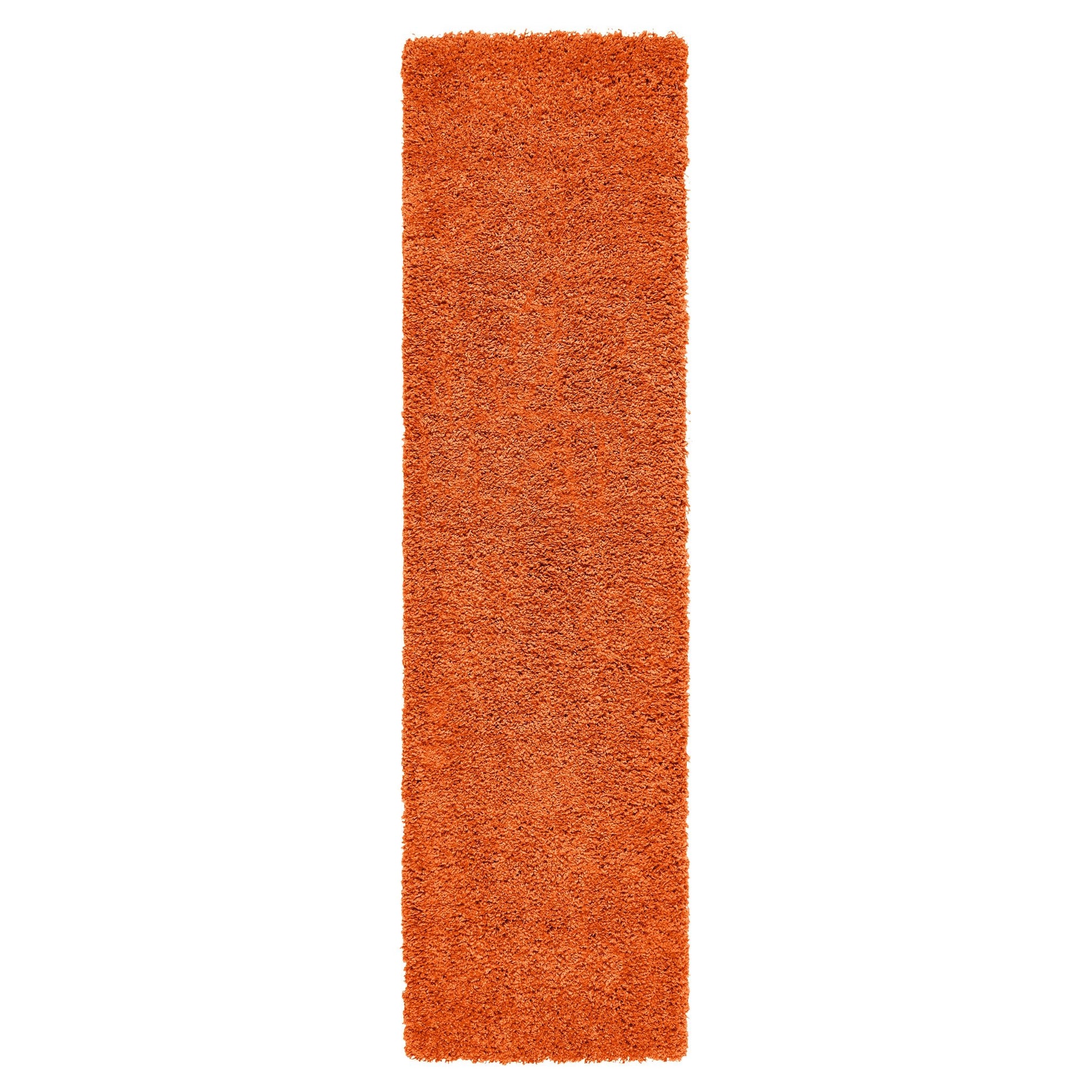 Orange Thick Shaggy Rug - California Rugs Rug Masters