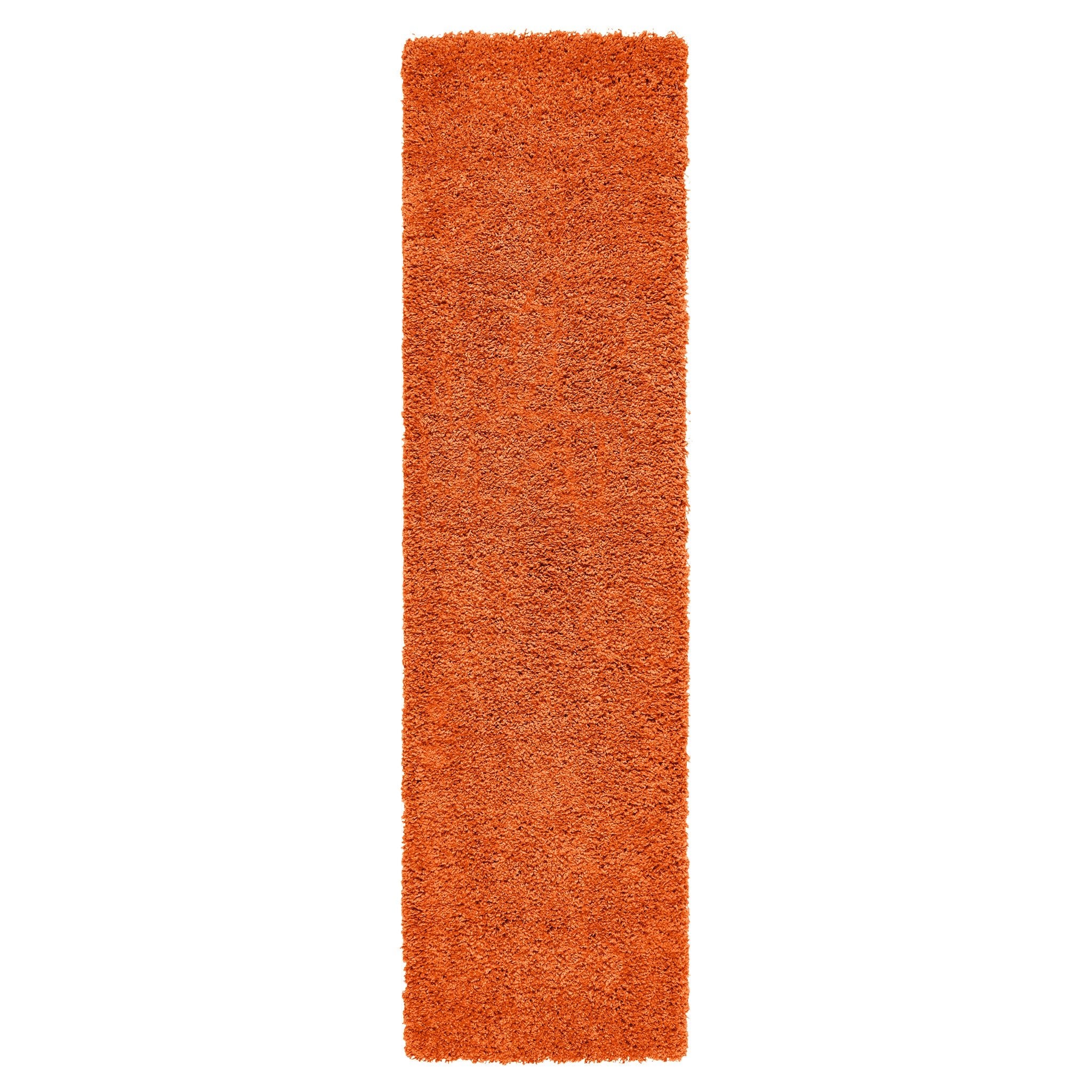 Orange Thick Shaggy Rug - California Rugs Rug Masters