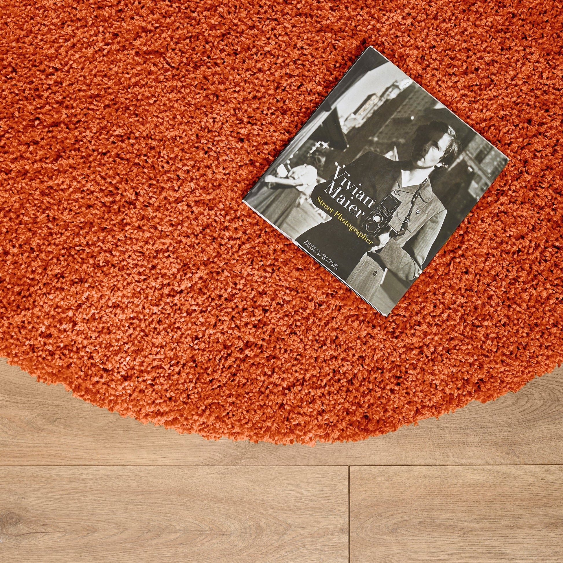 Orange Thick Shaggy Rug - California Rugs Rug Masters