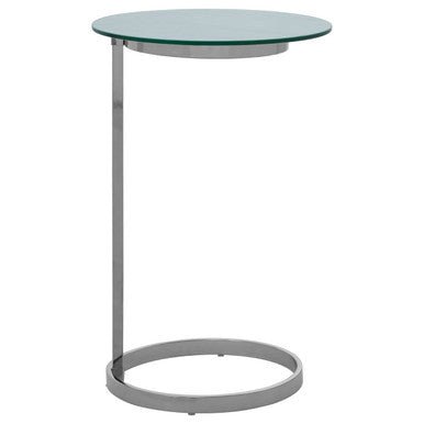 Oria End Table With White Marble Effect Top - Bargainia.com - 5018705476506