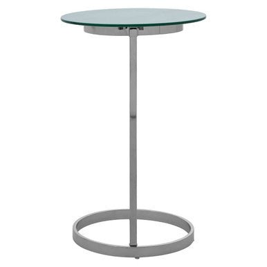 Oria End Table With White Marble Effect Top - Bargainia.com - 5018705476506