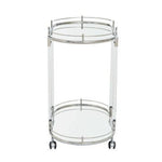 Oria Oval Mirrored Trolley - Bargainia.com - 5018705476681