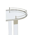 Oria Oval Mirrored Trolley - Bargainia.com - 5018705476681