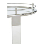 Oria Oval Mirrored Trolley - Bargainia.com - 5018705476681
