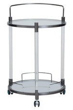 Oria Round 2 Tier Drinks Trolley - Bargainia.com - 5018705989334