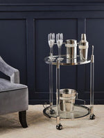 Oria Round 2 Tier Drinks Trolley - Bargainia.com - 5018705989334