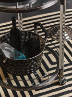 Oria Round 2 Tier Drinks Trolley - Bargainia.com - 5018705989334