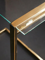 Oria Warm Metallic Finish End Table - Bargainia.com - 5018705476537