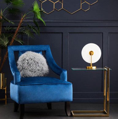 Oria Warm Metallic Finish End Table - Bargainia.com - 5018705476537