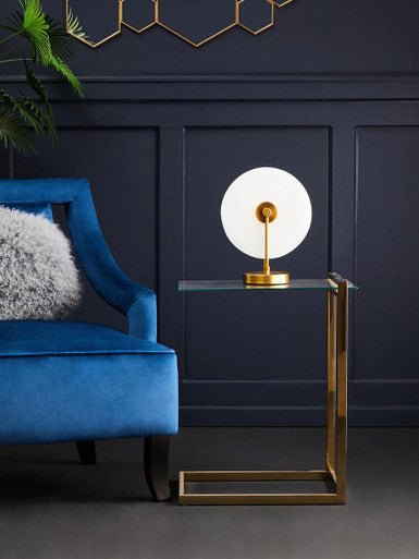 Oria Warm Metallic Finish End Table - Bargainia.com - 5018705476537