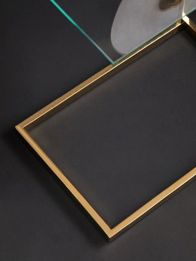 Oria Warm Metallic Finish End Table - Bargainia.com - 5018705476537