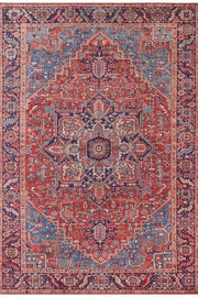 Oriental Amata Rug Red Colour - Bargainia.com - 4260648234953 - 104012-80x150