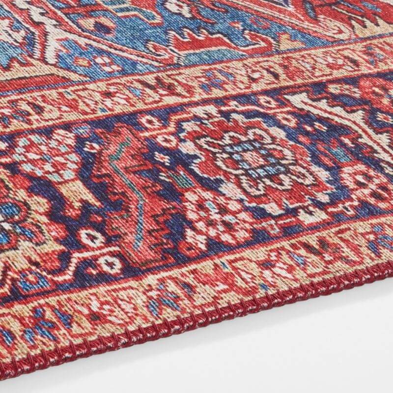 Oriental Amata Rug Red Colour - Bargainia.com - 4260648234953 - 104012-80x150