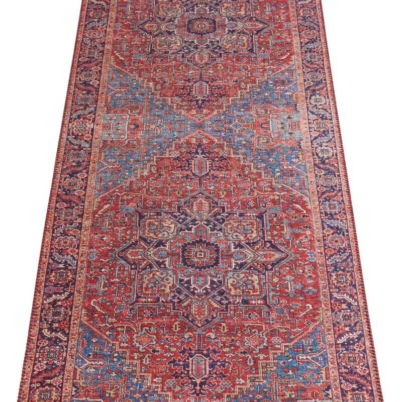 Oriental Amata Rug Red Colour - Bargainia.com - 4260648234991 - 104012-80x200