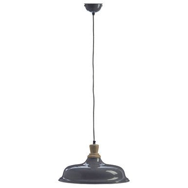 Oslo Grey Small Pendant Light - Bargainia.com - 5018705351124