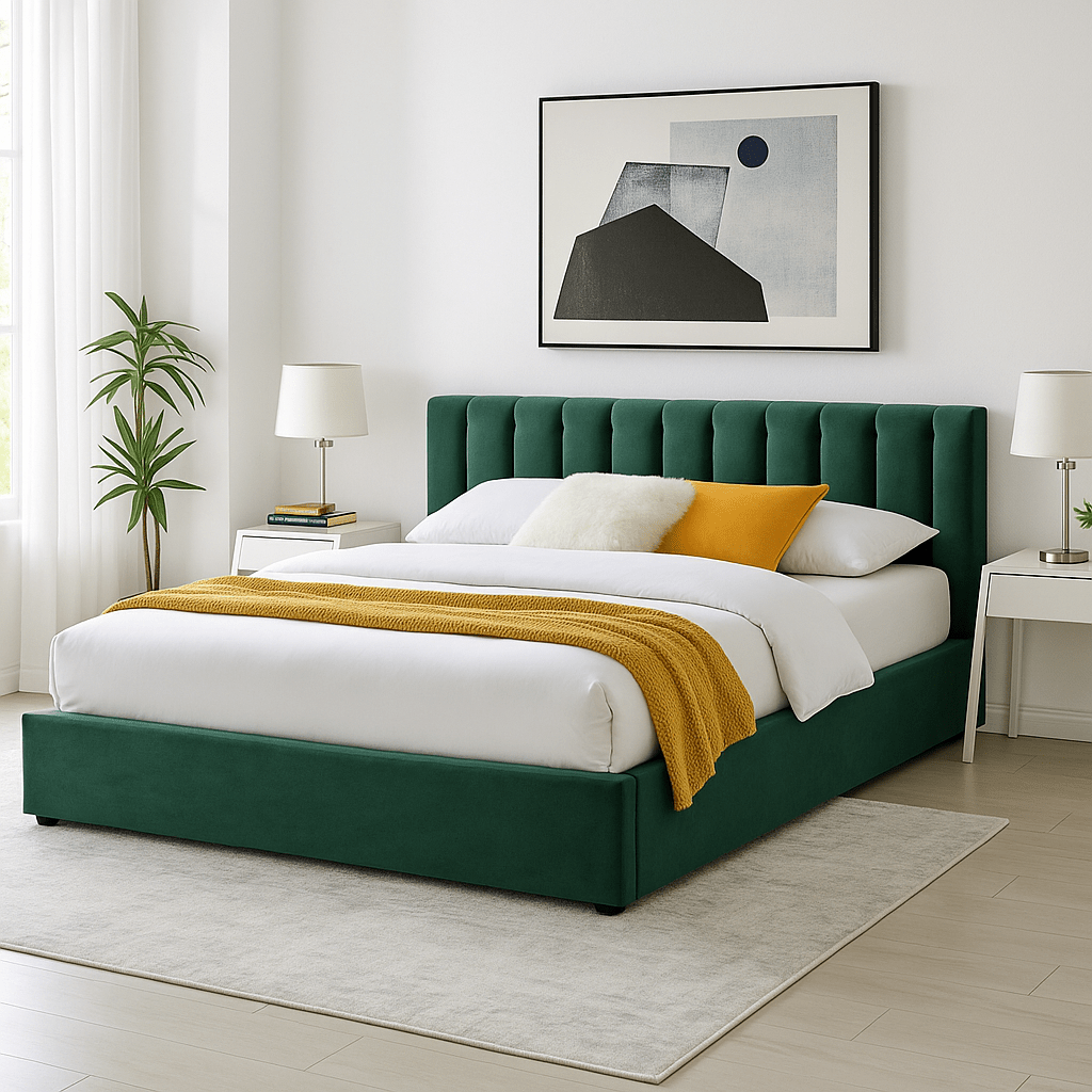 Ottoman Velvet Bed Frames - Bargainia.com - 