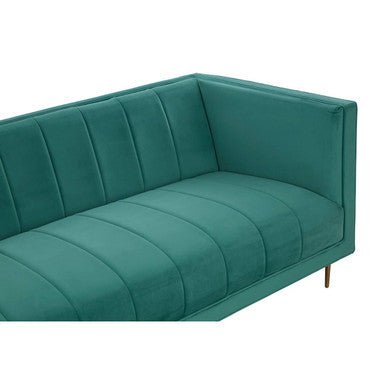 Otylia 3 Seat Green Sofa - Bargainia.com - 