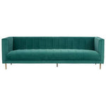 Otylia 3 Seat Green Sofa - Bargainia.com - 