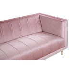 Otylia 3 Seat Pink Sofa - Bargainia.com - 