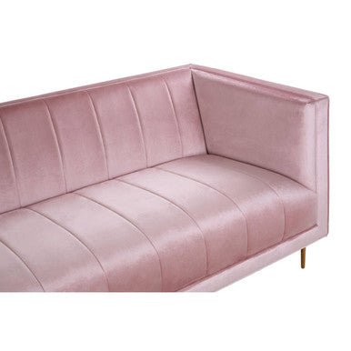 Otylia 3 Seat Pink Sofa - Bargainia.com - 