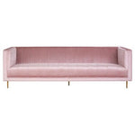Otylia 3 Seat Pink Sofa - Bargainia.com - 